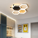 Modern LED Bedroom ceiling chandeliers for Children's toy room Creative personality Black and White pink kid room chandelier