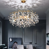 Modern Luxury Chandelier Lustres De Cristal Living Room Hotel Lobby Chandelier Lighting Dining Room Decor Chandeliers Ceiling