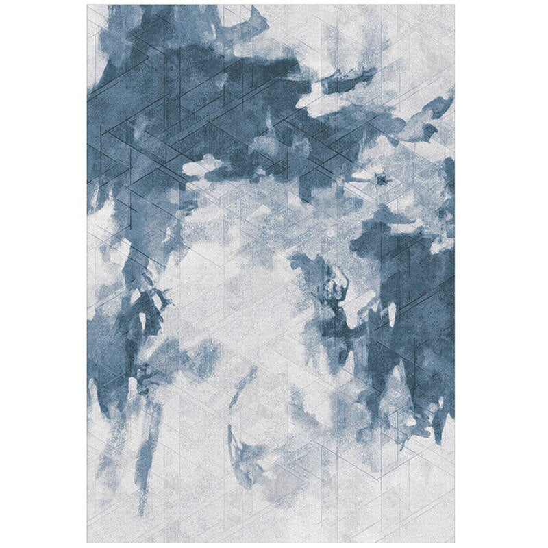 Light Luxury Geometric Fluffy Area Rug