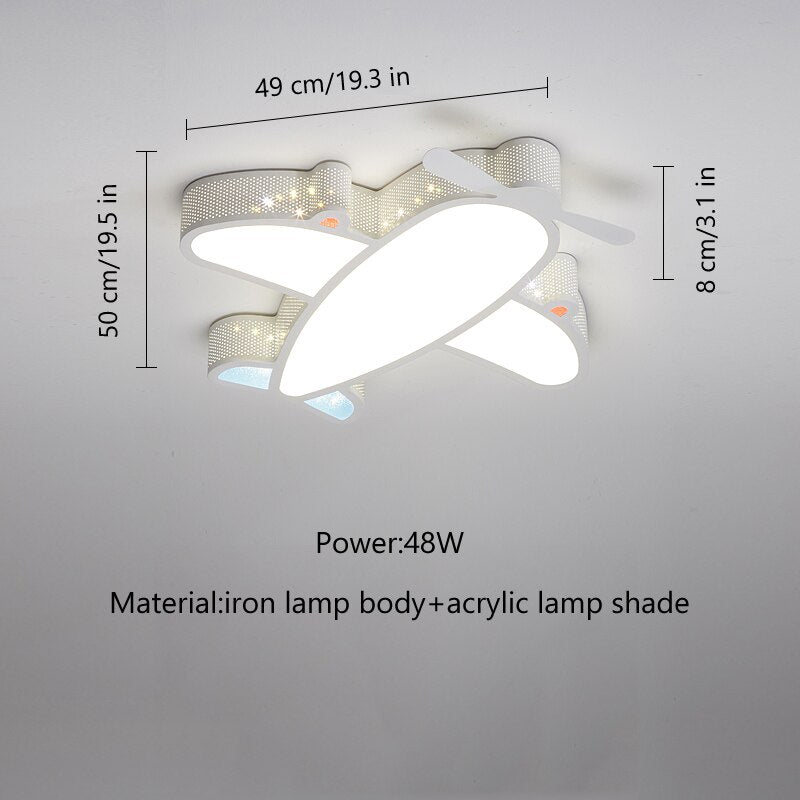 Star Acrylic Kids' LED Ceiling Light