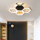 Modern LED Bedroom ceiling chandeliers for Children's toy room Creative personality Black and White pink kid room chandelier