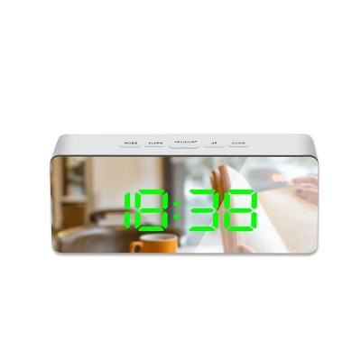 Mirror LED Digital Alarm Clock with Temperature
