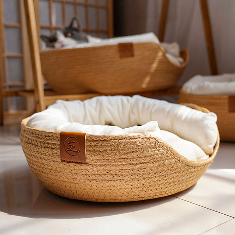 Four Seasons Rattan Bamboo Pet Bed – view 2