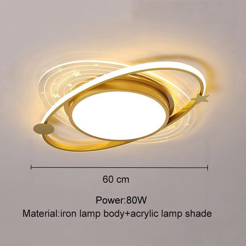 Star Acrylic Kids' LED Ceiling Light
