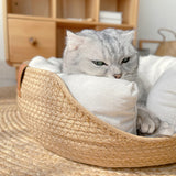 Four Seasons Rattan Bamboo Pet Bed