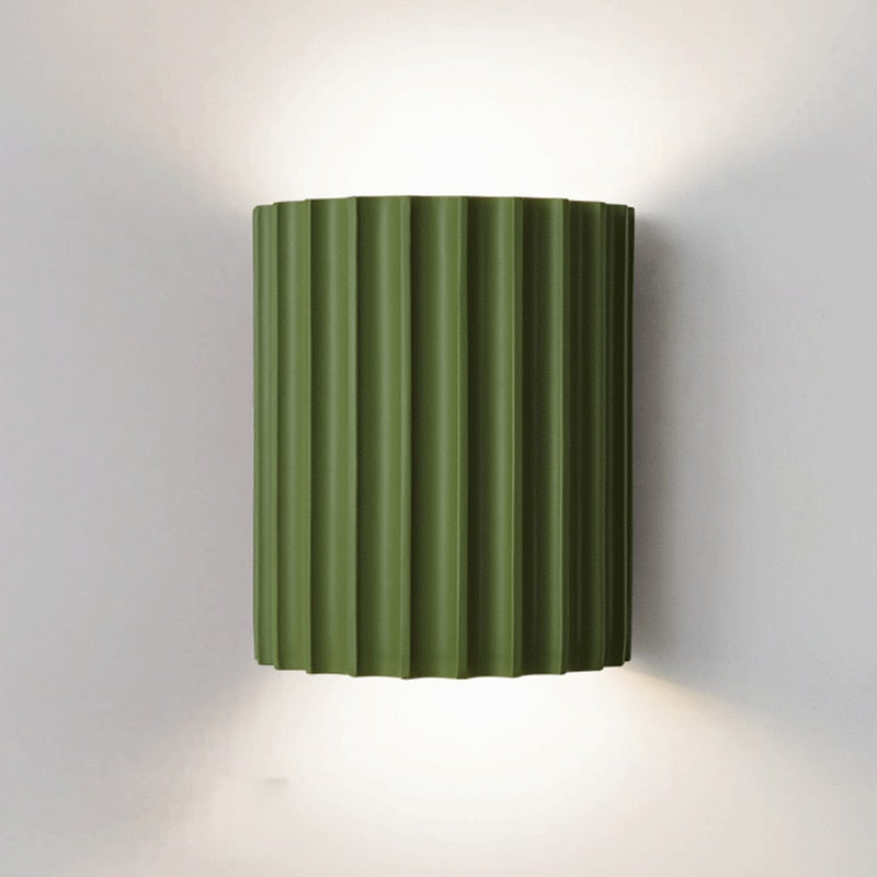 Compact Resin Wall Sconce, 4 Colours