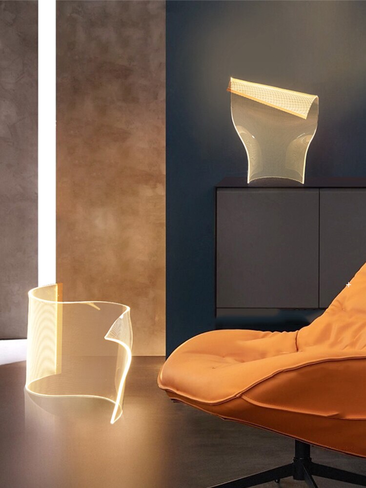 Acrylic Light Guide Table Lamp, Modern Luxury