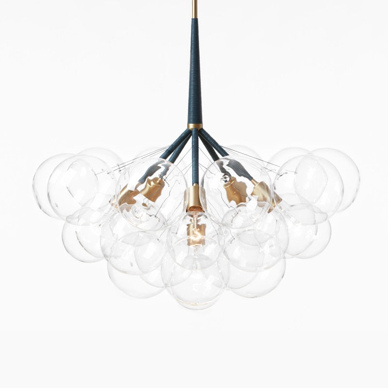 Nordic Glass Ball Cluster Chandelier, 9 / 12 / 18 Heads