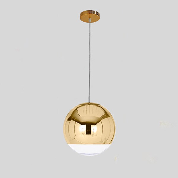 Mirror Glass Ball Pendant Light, 15 to 40 cm