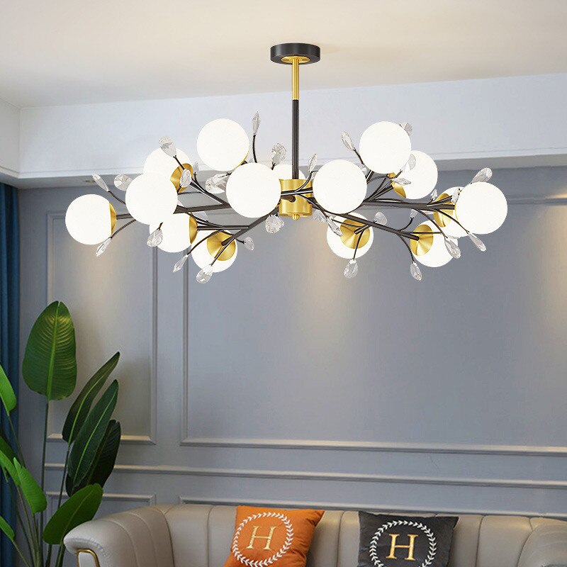 K9 Crystal Chandelier, 9 / 12 / 15 Lights