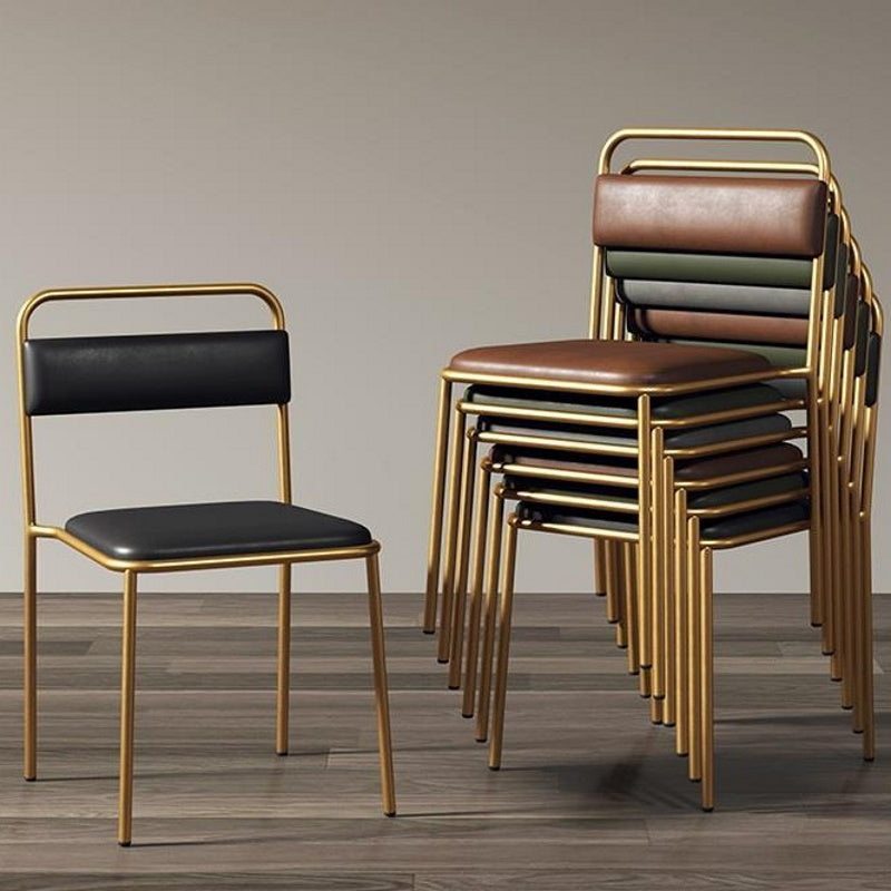 Modern Stackable Chair (Set of 4) – Black