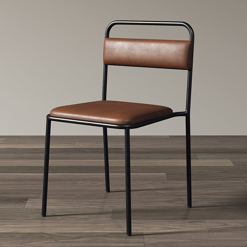 Modern Stackable Chair (Set of 4) – Brown